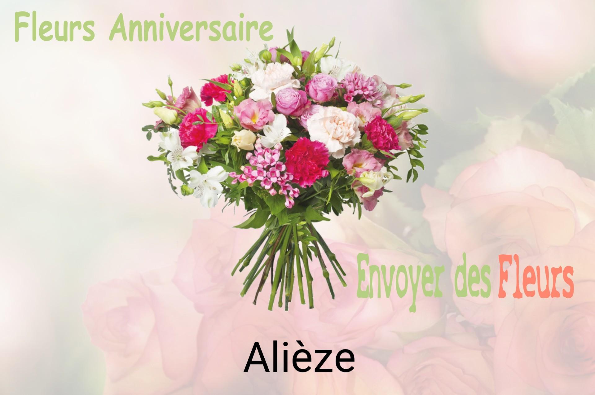 Bouquet de fleurs d’anniversaire livré à Alièze